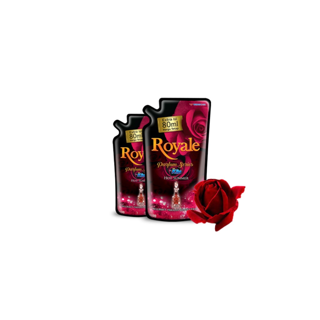 Royale Parfum Series Pelembut dan Pewangi Pakaian Red Hot Summer 650 ml x2
