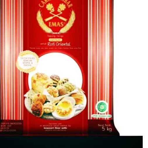 

❀ TEPUNG CAKRA KEMBAR EMAS BOGASARI UNTUK ROTI ORIENTAL 5 KG ℗