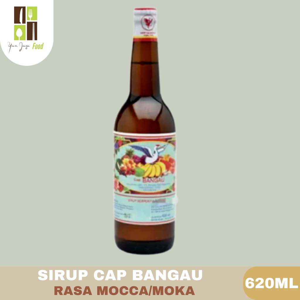 Sirup Cap Bangau Rasa Pisang Ambon/CocoPandan/Moka/Vanili/Vanila 620ml