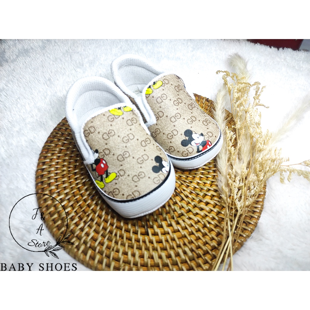 Baby Shoes Mickey GD / Sepatu bayi Mickey SlipOn / Sepatu Bayi Murah