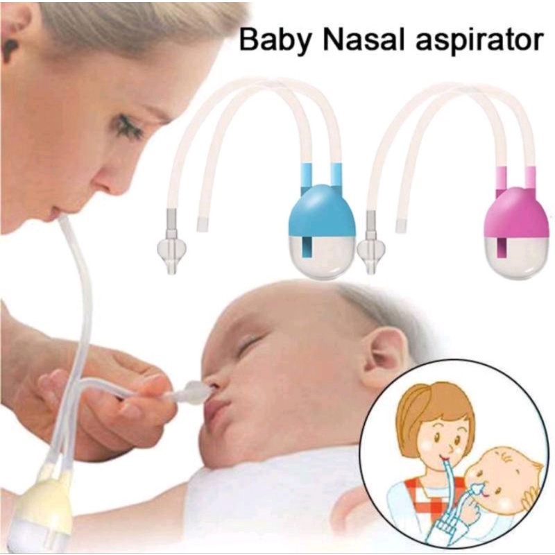 LUSTY BUNNY Nasal Aspirator ANA 0002 DOUBLE TUBE Free Box - LustyBunny Alat Sedot Ingus Bayi