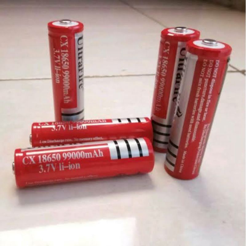 BATERAI ULTRAFIRE 18650 99000 mAh MURAHH BEKUALITAS