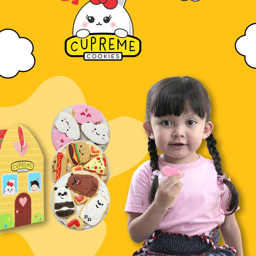 

✱ Cupreme Cookies Kukis Karakter Halal Kue Kering Anak Hias Royal Icing Kartun Lucu Superhero Disney ☟