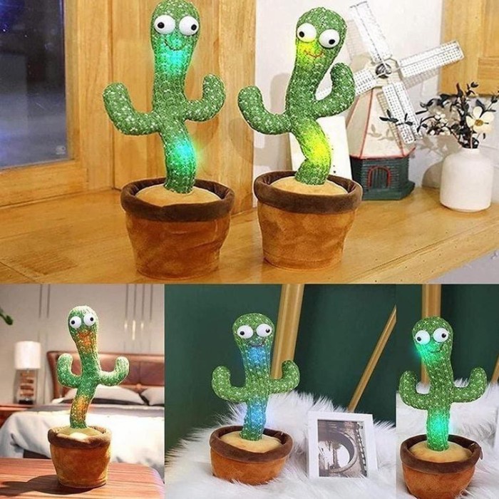 ✨ BISA COD ✨ annabella Mainan anak BONEKA KAKTUS original 120lagu rekam goyang