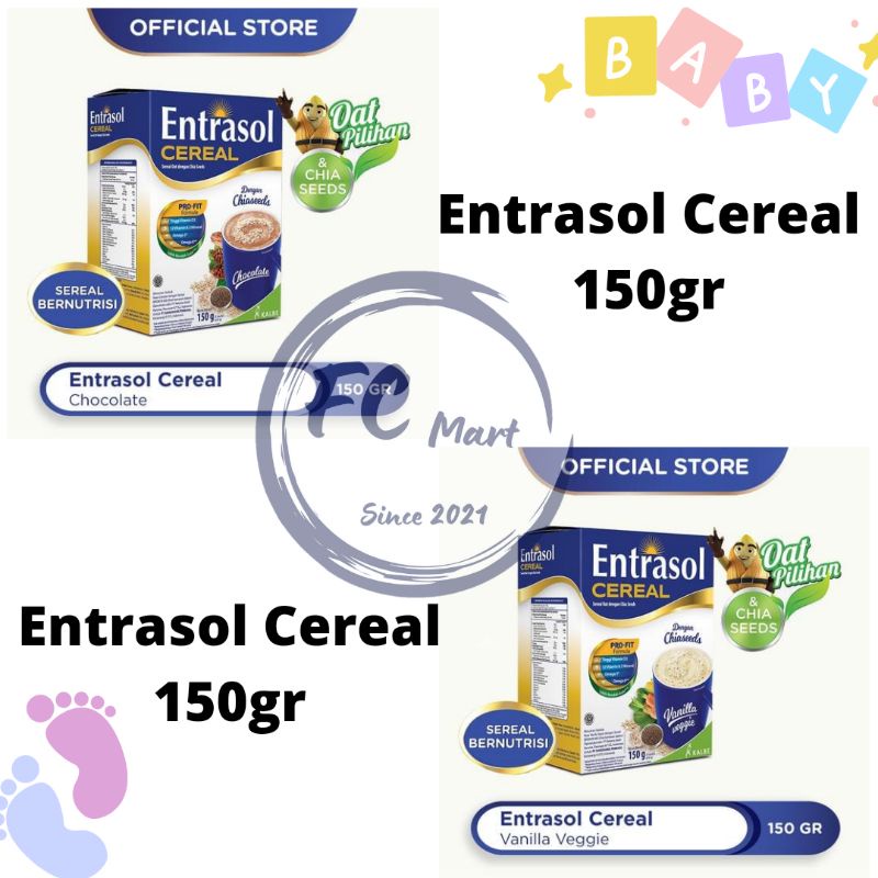 

Minuman - Entrasol Sereal Coklat Vanilla Veggie 150gr