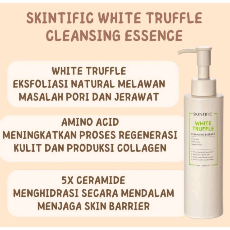 SKINTIFIC 5X CERAMIDE CLEAN ESSENCE / SKINTIFIC WHITE TRUFFLE