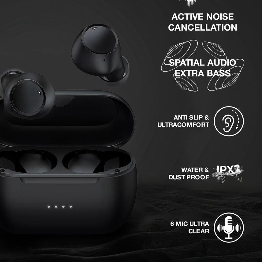 ♙ Budz Oska Noise  Earphone Wireless TWS Bluetooth Headset Gaming Sport Hifi Aptx Qualcomm In Ear Mi