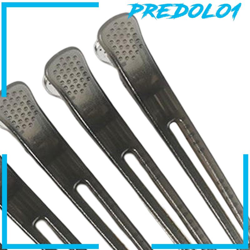 [Predolo1] 6x Jepit Rambut Salon Model Belah Tahan Lama Untuk Mewarnai Pewarna Skincare