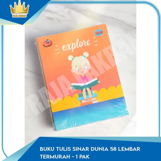 

Buku Tulis Sinar Dunia / SIDU / 58 Lembar TERMURAH - 1 Pak HOT PROMO