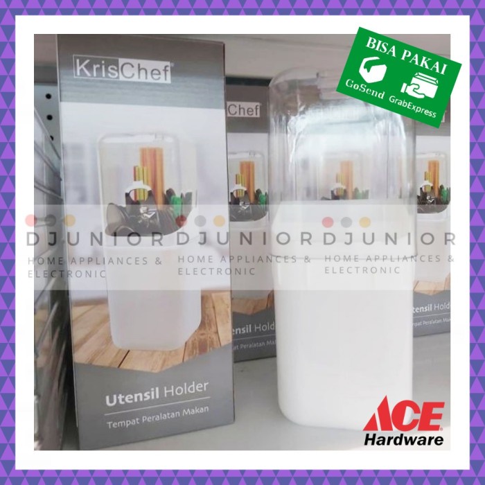 Sfr Krischef - Tempat Sendok Garpu / Cutlery Utensil Holder With Cover