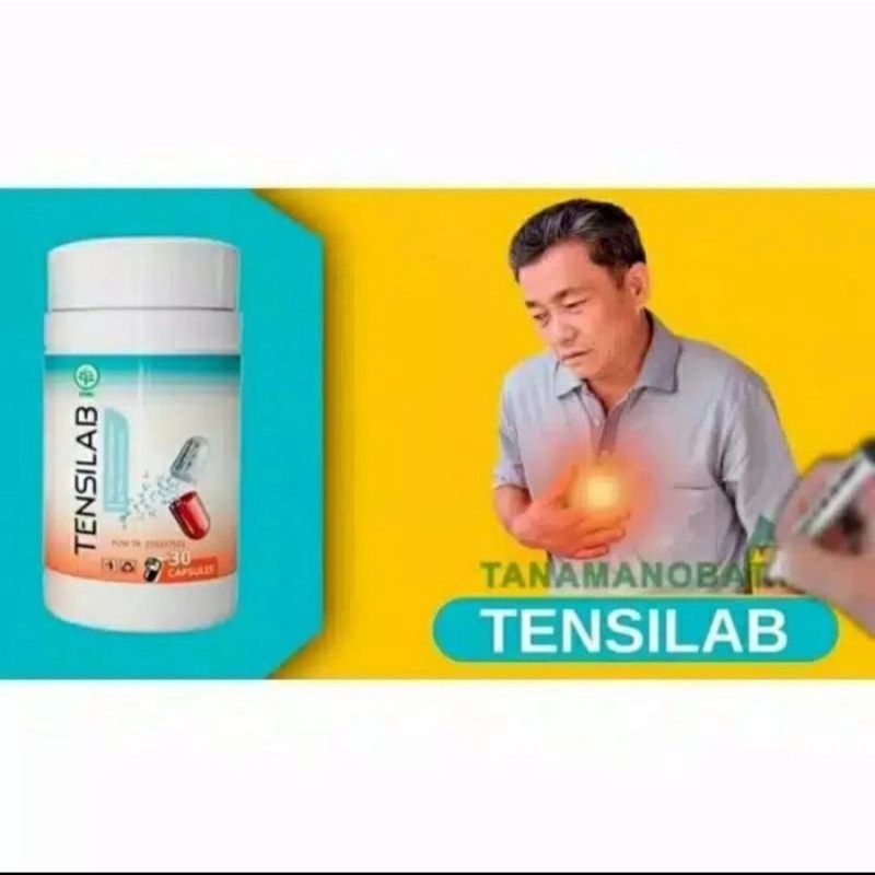 TENSILAB ASLI ORIGINAL OBAT HIPERTENSI DARAH TINGGI RESMI BPOM