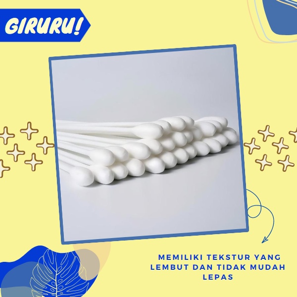 Cotton Bud 100 pcs / Korek Kuping / Pembersih Telinga / COTTON BUD ISI 100 sticks CATTON BUD KIMO CATTON BUD PREMIUM / Cotton Bud Korek Kuping Dewasa Pembersih Telinga Bayi isi 100 pcs/Cotton Bud Premium / Isi 100 Korek Kuping KIMO baby cotton bud refill