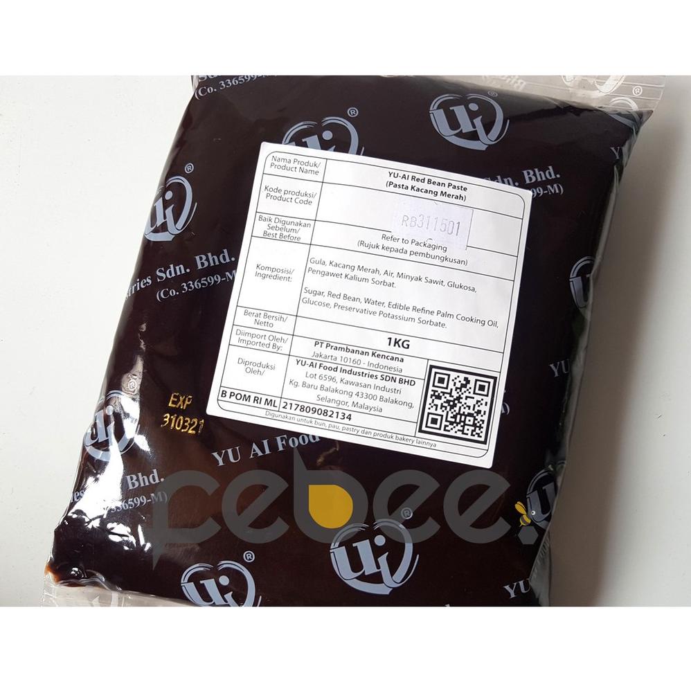 

GROSIR_JAKARTA Yu-Ai Red Bean Paste Pasta Kacang Merah Filling Repack 250g & 1kg