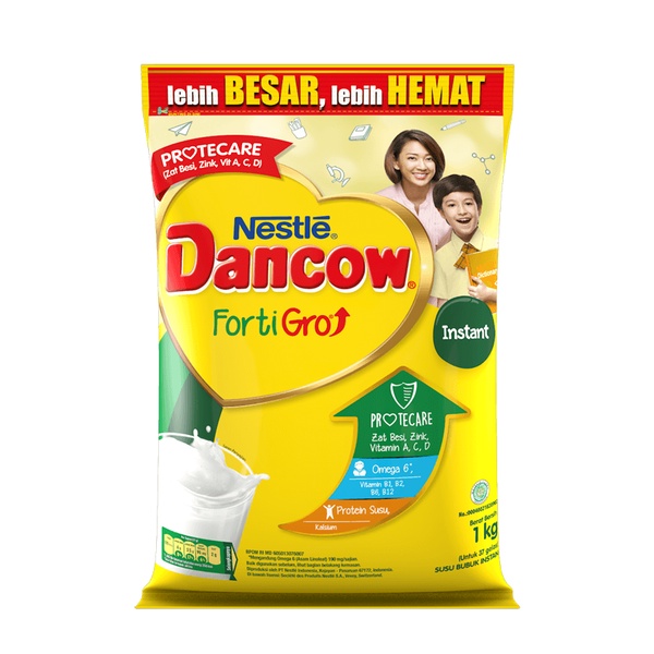 DANCOW INSTANT FORTIGRO POUCH 1000GR (12