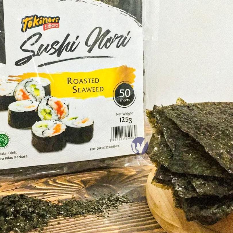 

☁ Tokinori Sushi Nori Seaweed Rumput Laut 50 sheets/lembar ▲