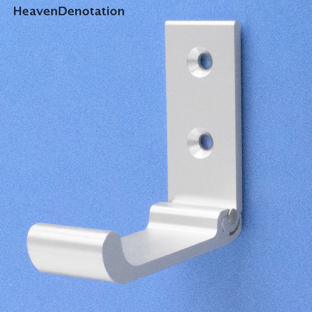 [HeavenDenotation] Paduan Aluminium Lipat Earphone Holder Dinding Gantungan Hook Headphone Holder Dengan Sekrup Headset Aksesoris Desktop Mount HDV