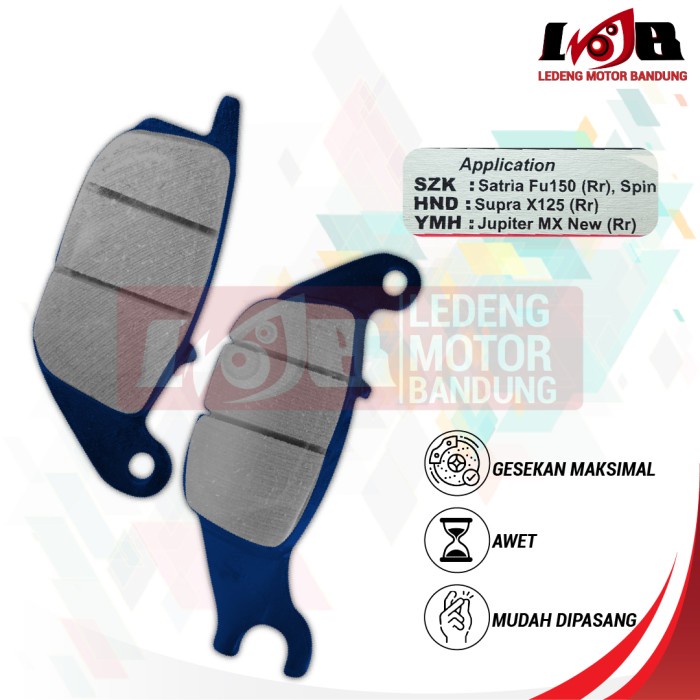 Indopart Disc Pad Satria FU 150 Spin Supra X 125 MX New Kampas Rem BLK