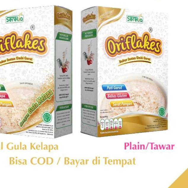 

♡ Oriflakes Original Sereal Umbi Garut Asam Lambung Maag Gerd Original 350 gram ( Bisa COD ) ✦