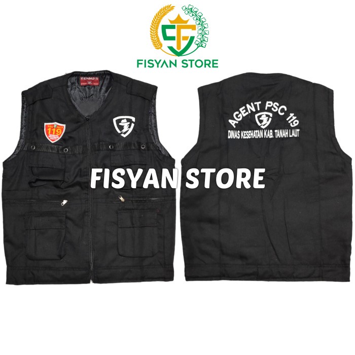 Rompi Lapangan Agent PSC 119 | Rompi PSC 119 Drill Oblong