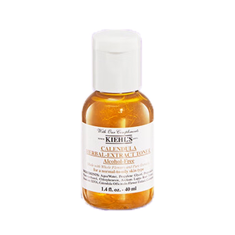 KIEHL'S CALENDULA HERBAL EXTRACT TONER-Alcohol-Free full size 250ml/Travel 40ml perawatan wajah Kiehls Calendula Toner 250ml /40ml