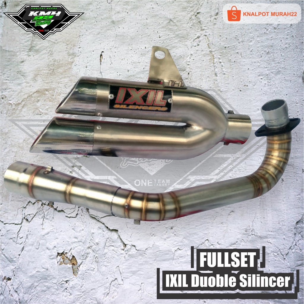 Knalpot Racing IXIL Doble Slincer Cabang Yamaha XMAX 250 X MAX Fullset