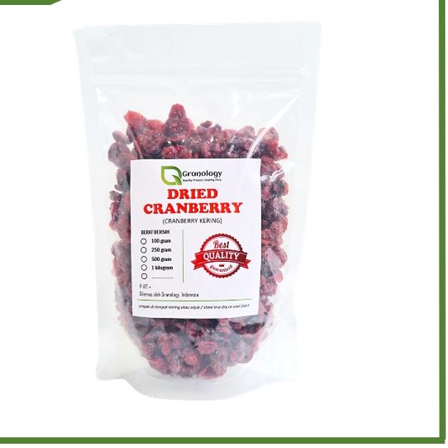 

➾ Cranberry Kering / Dried Cranberry (500 Gram) by Granology ☼