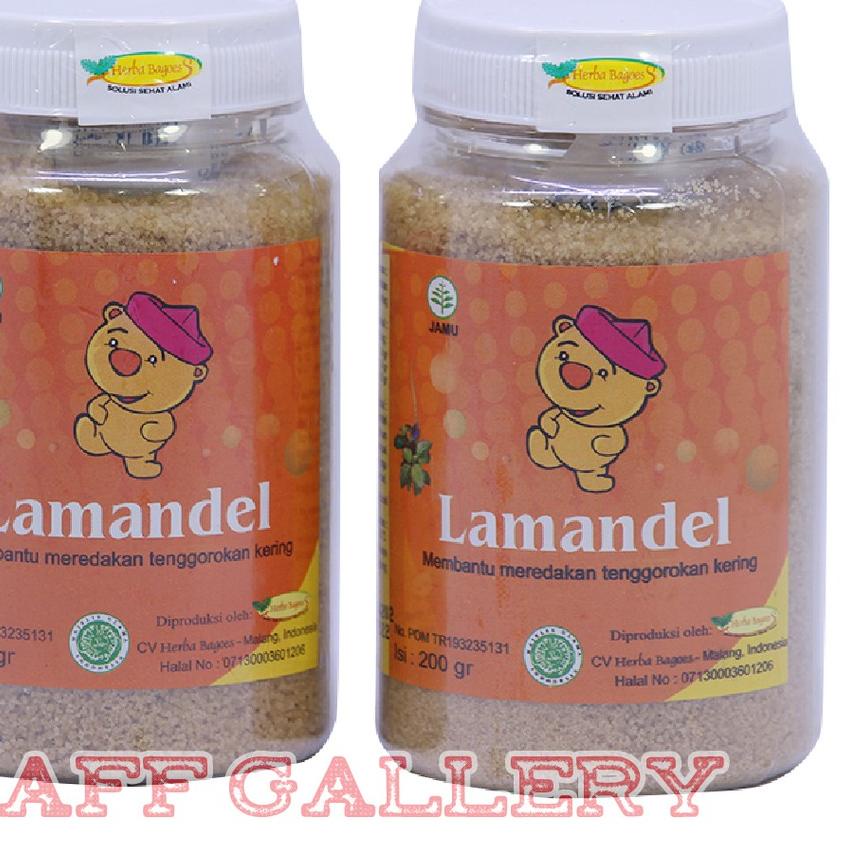 

✨SHOPEE MALL✨ Lamandel Bubuk Obat Herbal Atasi Amandel | Lamandel Botol KEMASAN BARU murah