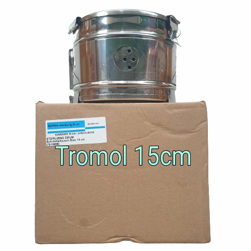 Tromol Kasa Steril 15 cm Dressing Drum