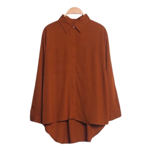 ANKA OUTFIT Atasan Baju Kemeja Wanita Alisa Rayon Jumbo