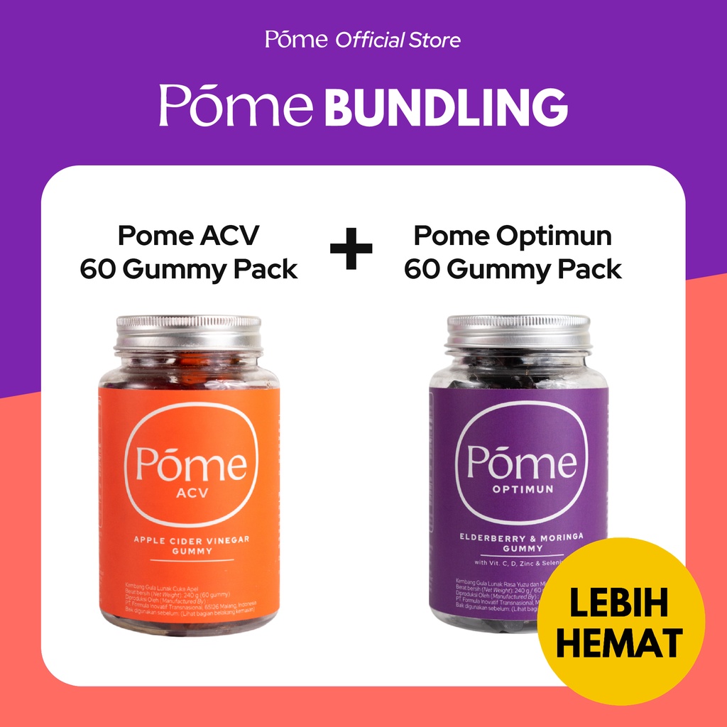 Pome Bundling - Pome ACV 1 Botol + Pome Optimun 1 Botol