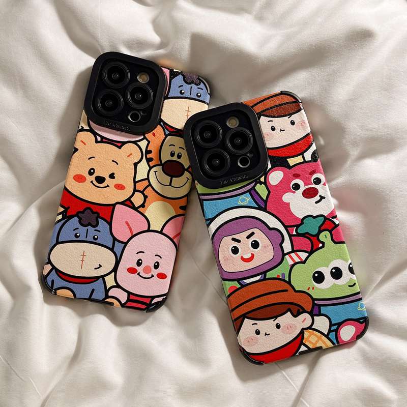 Lovely！Winnie Bear &amp; Monster Soft Case HP VIVO Y11 Y12i Y12 Y15 Y17 Y50 Y30 Y30i Y19 Y93 Y91C Y83 V5 V5S V9 V20 S1 Z1 Pro V15 V23 5G Y12S Y20 Y20i Y20S Y52S Y31S New Casing