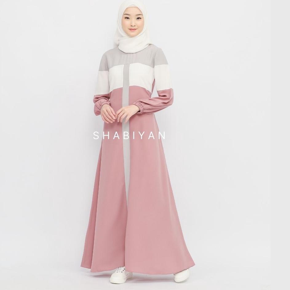 ❊ SHABIYAN Gamis Remaja Syari Polos 422 ➶