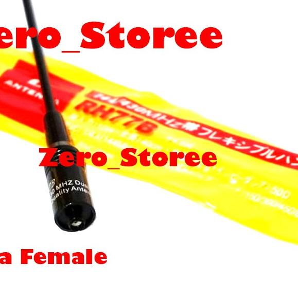 ➥ D Antenna RH77B Antena HT Baofeng DualBand SMA Female pecut lidi panjang RH77 VHF UHF S RH 77B RH-