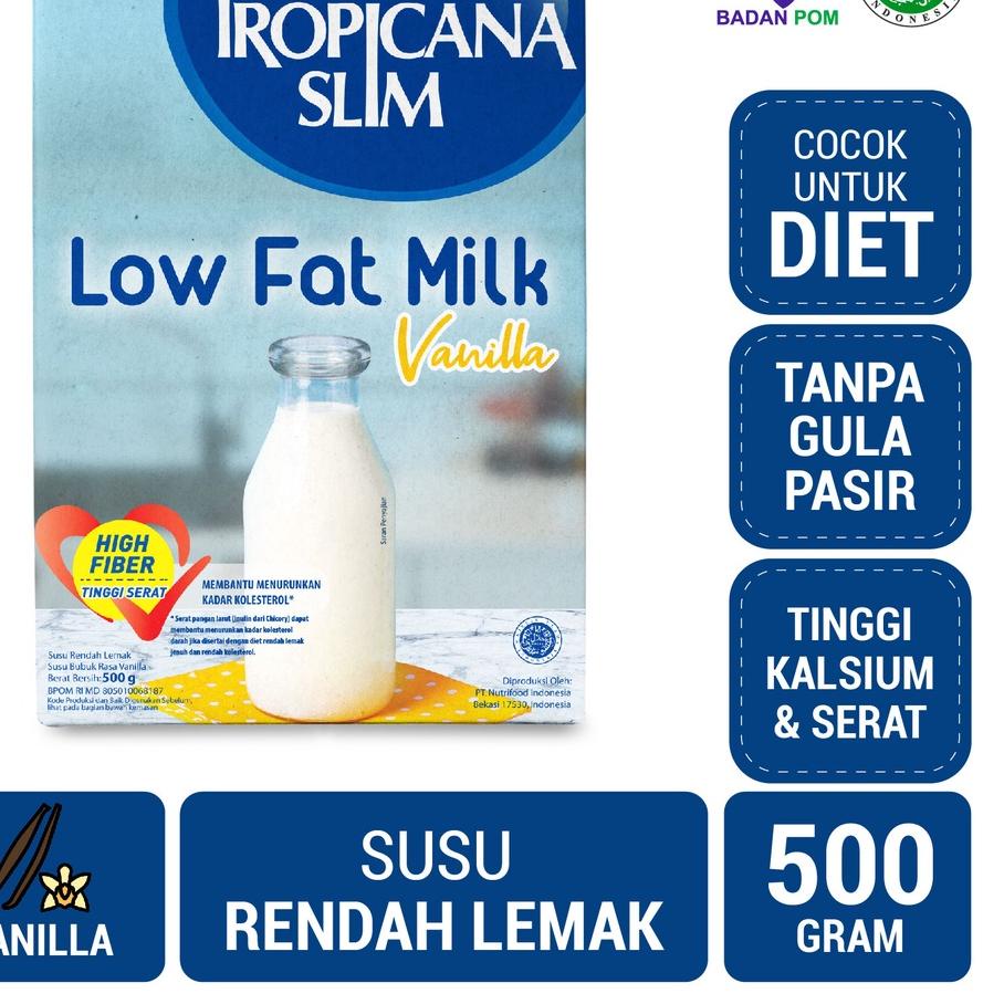 

▼ Tropicana Slim Susu Low Fat Vanilla 500gr - Bantu Turunkan Kolesterol ♛