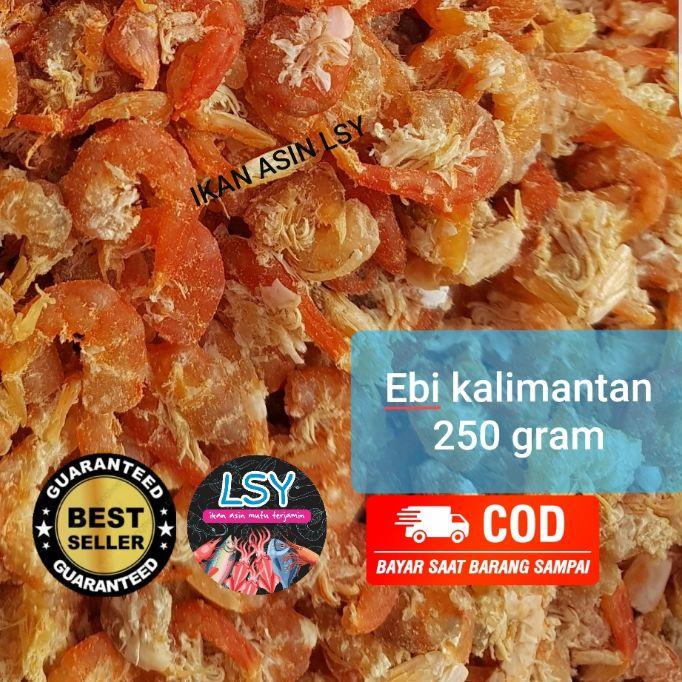 

✺ EBI KERING SUPER / UDANG EBI DAGING 250GRAM ( ASLI KALIMANTAN ) ➧