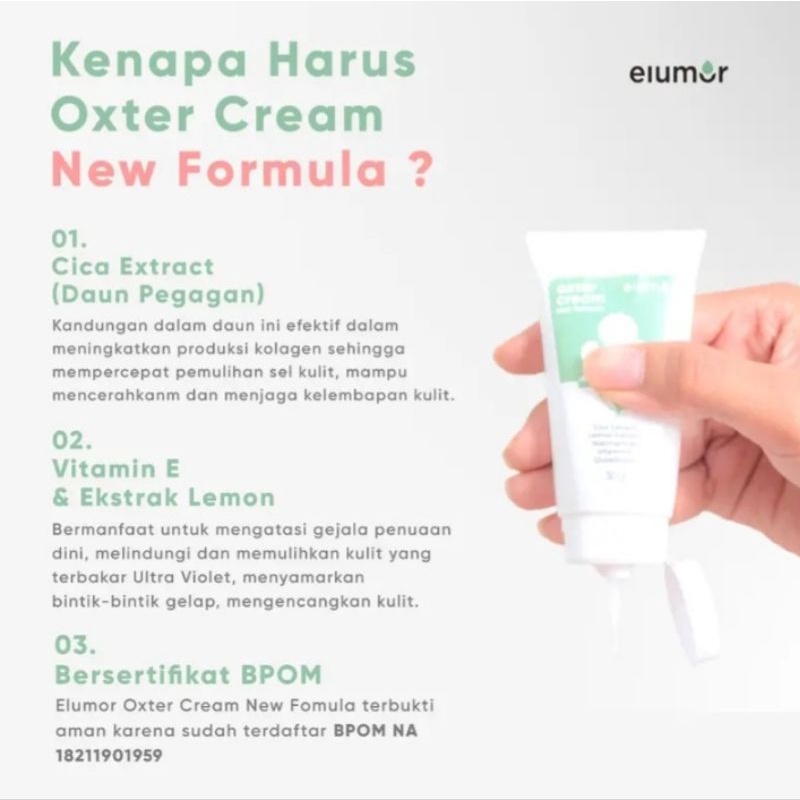 ELUMOR OXTER GEL NEW FORMULA KEMASAN BARU ISI LEBIH BANYAK