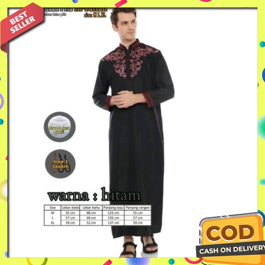 Gamis Pria Dewasa Jubah Lebaran Terbaru 2023 Muslim Koko Syari Remaja Lengan Panjang Pendek Games202