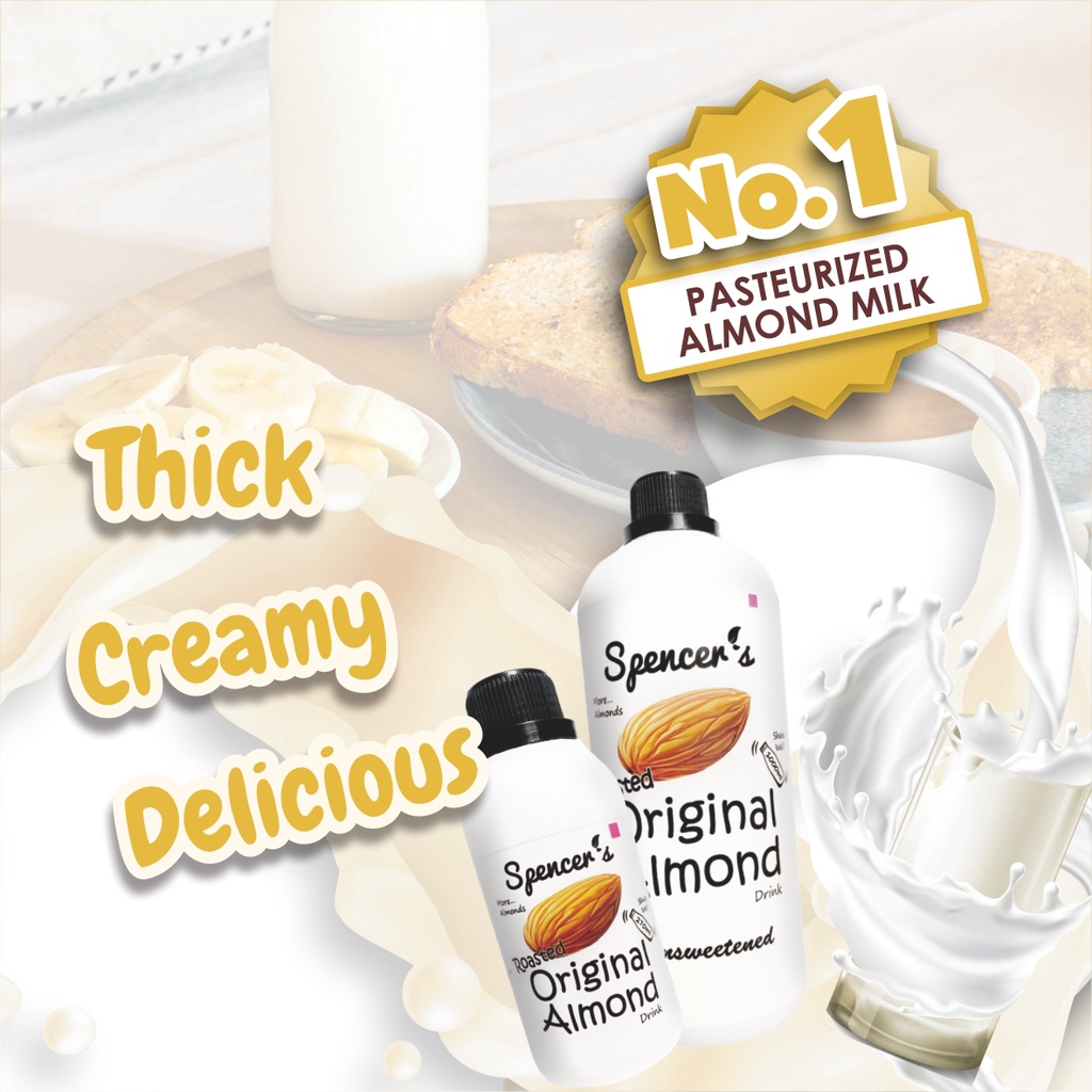 

Susu Almond Rendah Kalori Tanpa Pengawet / Susu Almond ASI BOOSTER / Almond Milk Unsweetened Spencer's Roasted Raw (1000 ml)