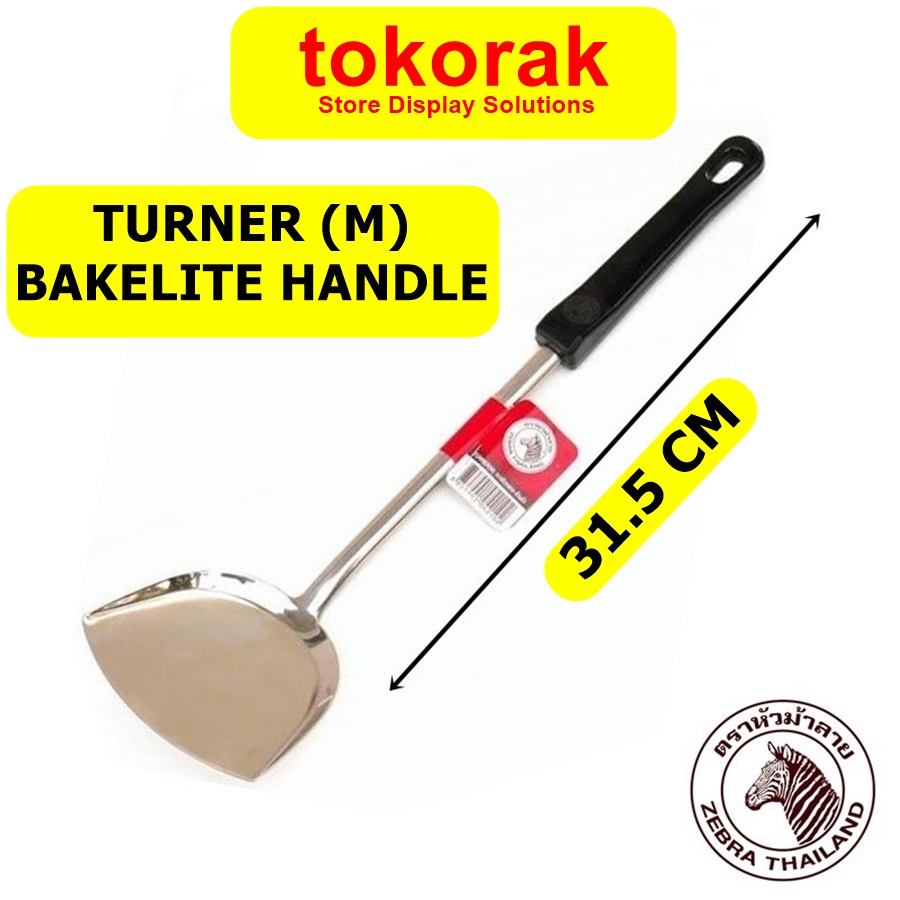 ZEBRA TURNER M FOCUS BAKELITE 104210 - SPATULA SUTIL STAINLESS