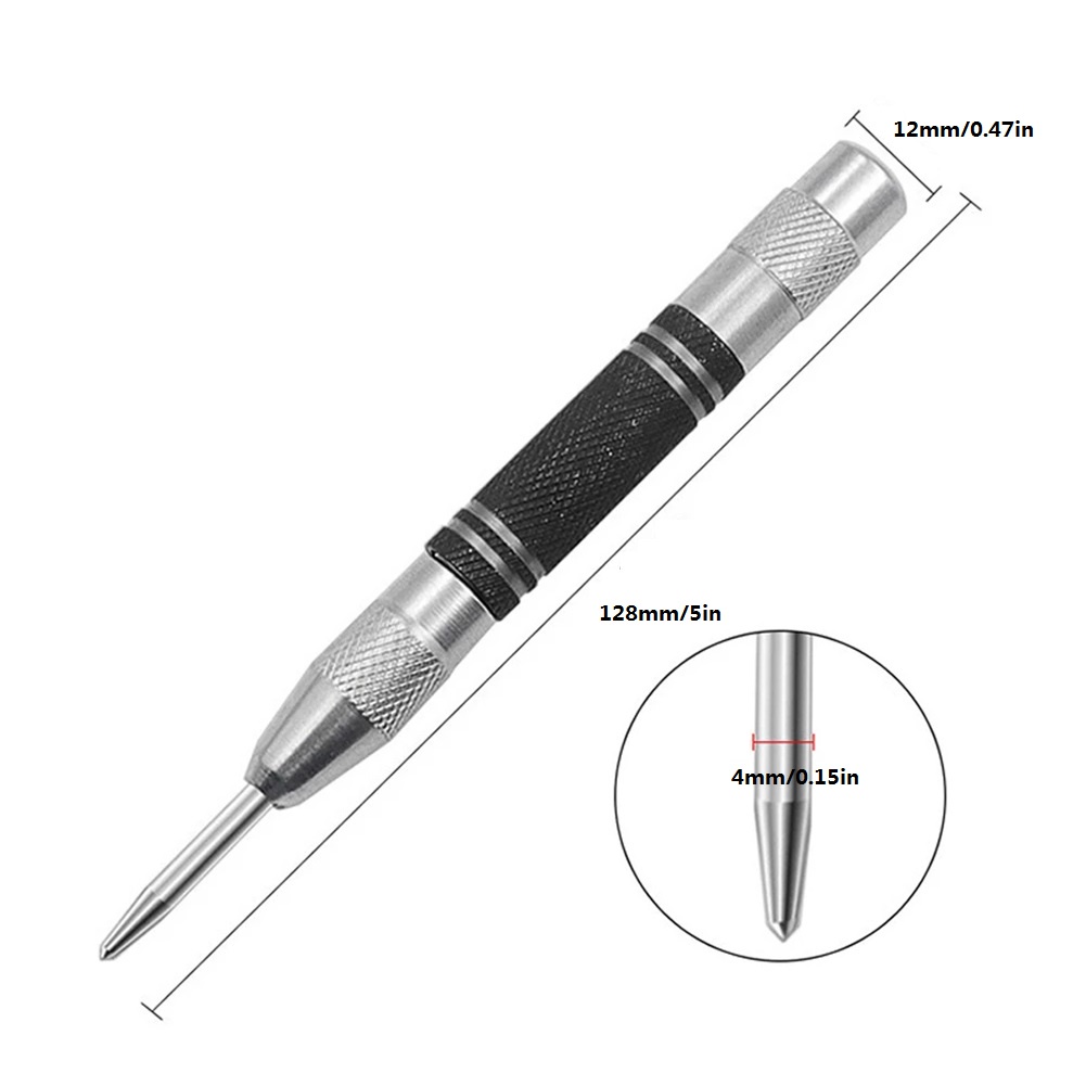 Punch Lubang Tengah Pegas Adjustable Tahan Lama Otomatis Untuk Alat Bor Besi