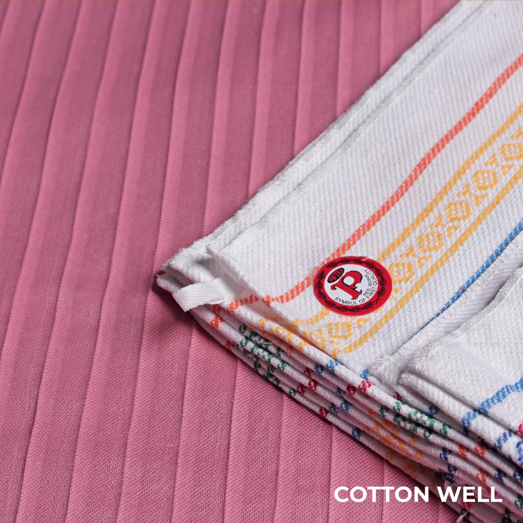 Serbet Rainbow Warna Warni uk 60cm x 60cm Serbet dapur kitchen towel glass towel