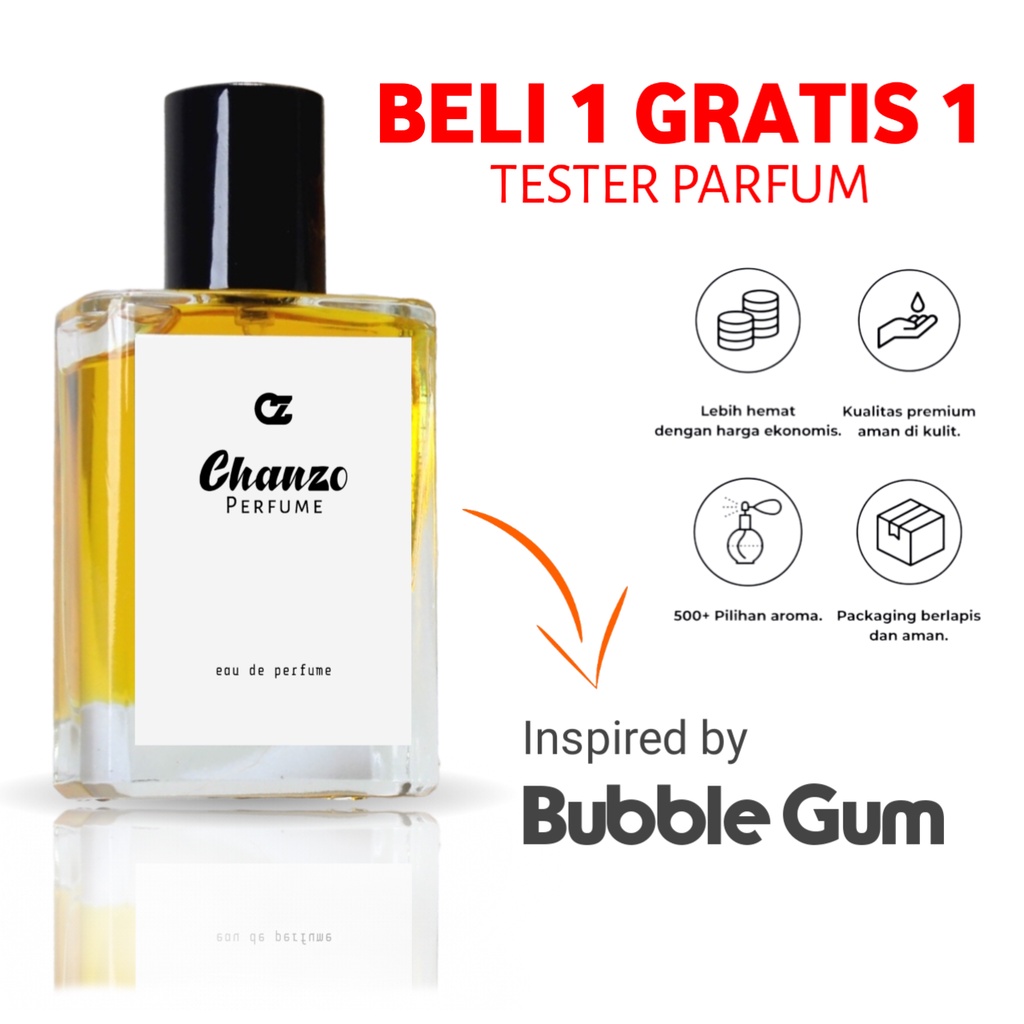 Parfum BUBLE GUM/Parfume Permen Karet/Kualitas Terbaik/Parfum Unisex Tahan Lama/Non Alkohol/Minyak W