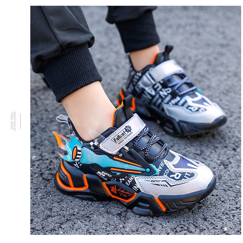 Minipetite Sepatu Sneakers Anak Sepatu Sport Sneakers Fire Wings size 28 - 39 2023SH2157