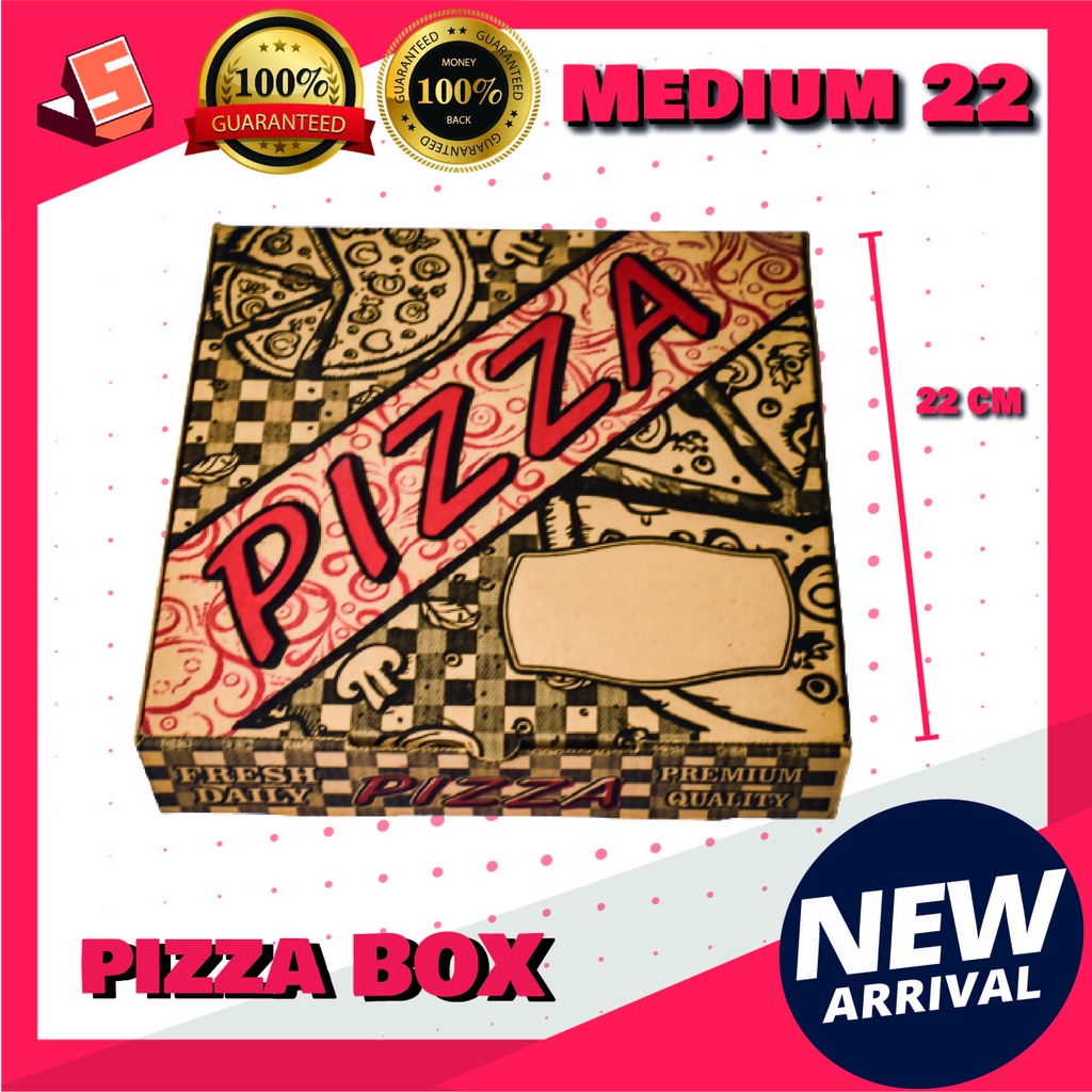 KARDUS PIZZA / KARDUS COKLAT PIZZA / PIZZA UK.22/26 MOTIF / Kardus 2 Layer / Box Pizza / Karton Box 