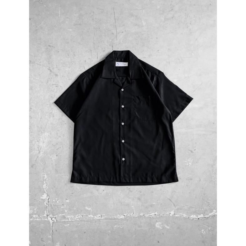 Black Plain Shirt Tropic Thunder Vintage