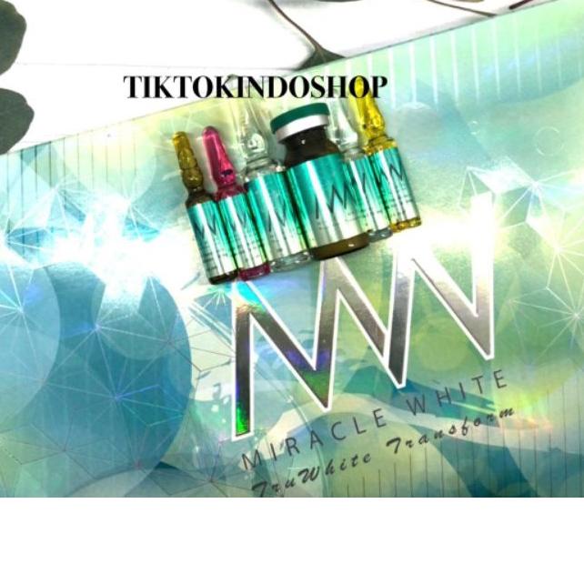 ☎ PASTI ORI Ecer Truwhite Miracle White Hijau // Infus Whitening Original Transform Suntik ►