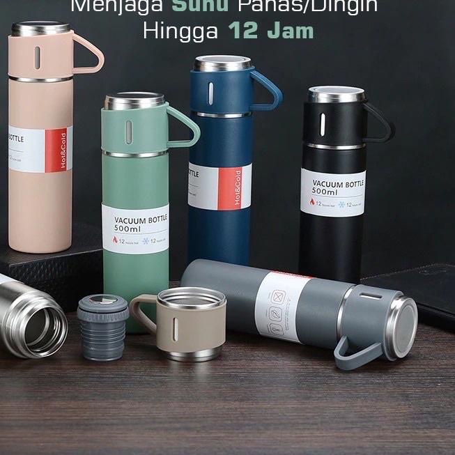 ♪ JCO TERMOS VACUM CUP FLASK GIFT BOX HAMPERS 500ml//TUMBLER BOTOL MINUM SET SULTAN ♪