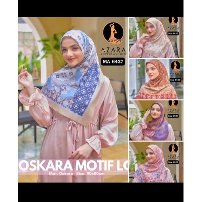Azara Jilbab Motif Oskara Laser Cut