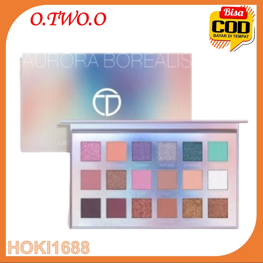 O.TWO.O Aurora Borealis 18 Colors Eyeshadow Palette HK- 1006