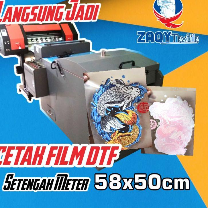 ✲ Print DTF 1/2 Meter siap press.. best seller ✷